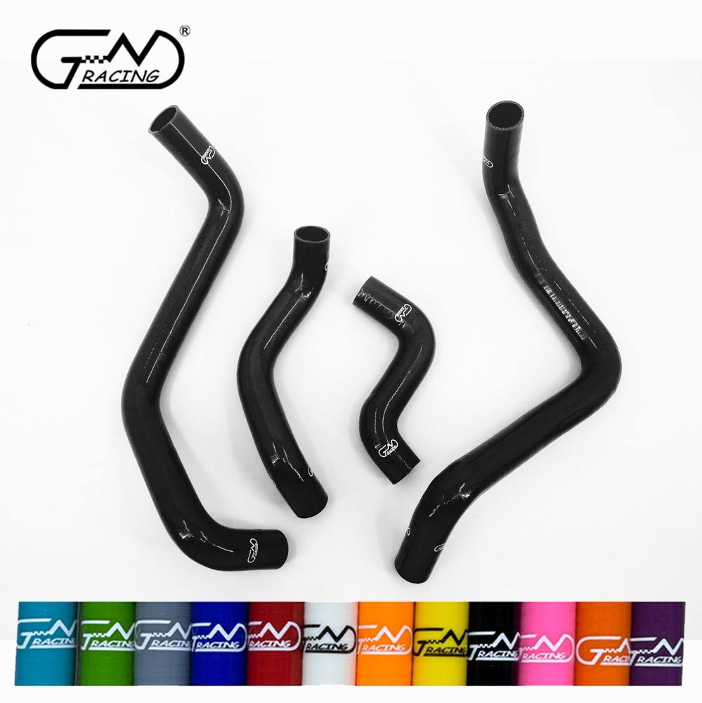 Silicone Radiator Coolant Hoses Kit Fit 1972-1983 Fiat Bertone X 1/9 X1/9 Black