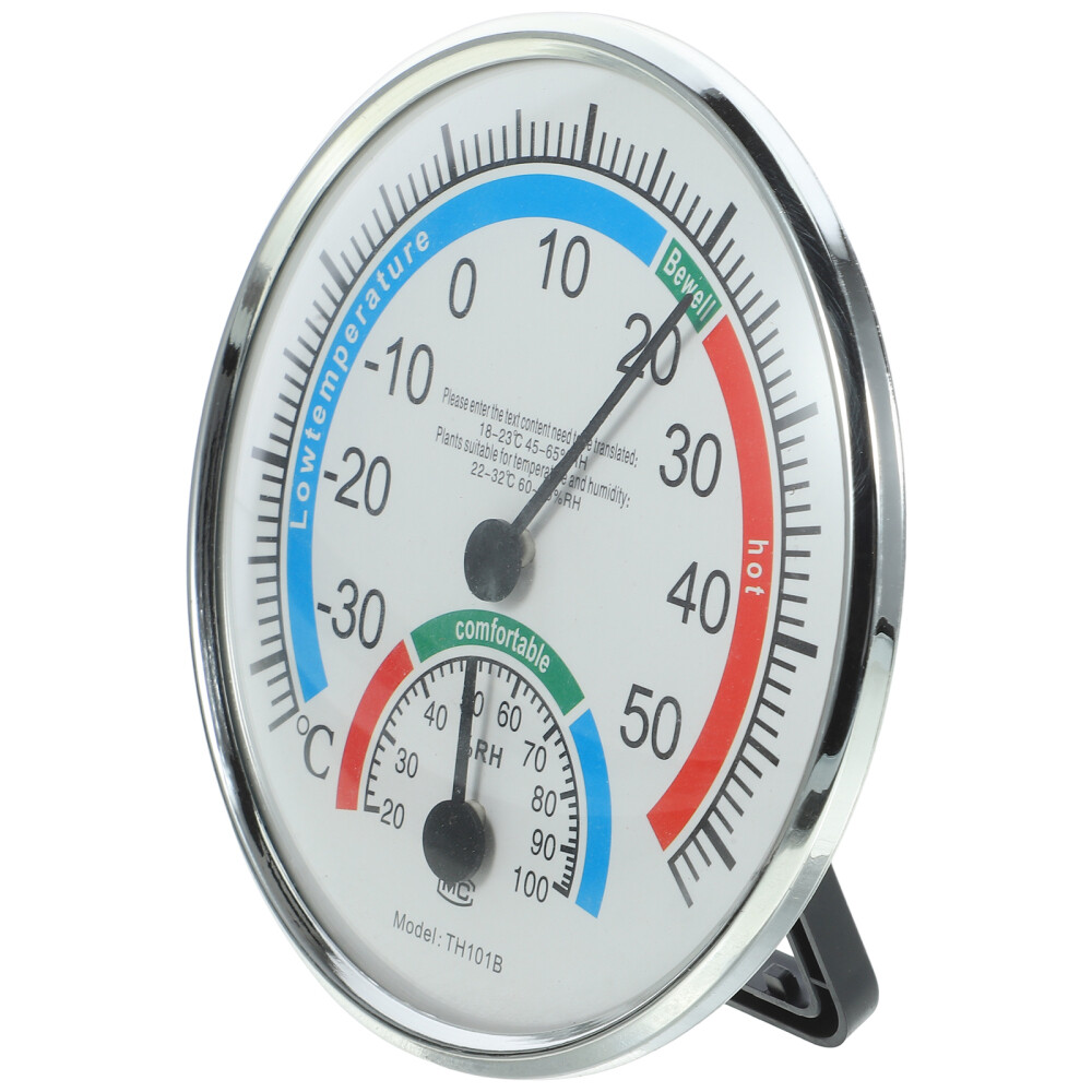 Plastic Wall Thermometer 2 in 1 Temperature Humidity Gauge for Indoor