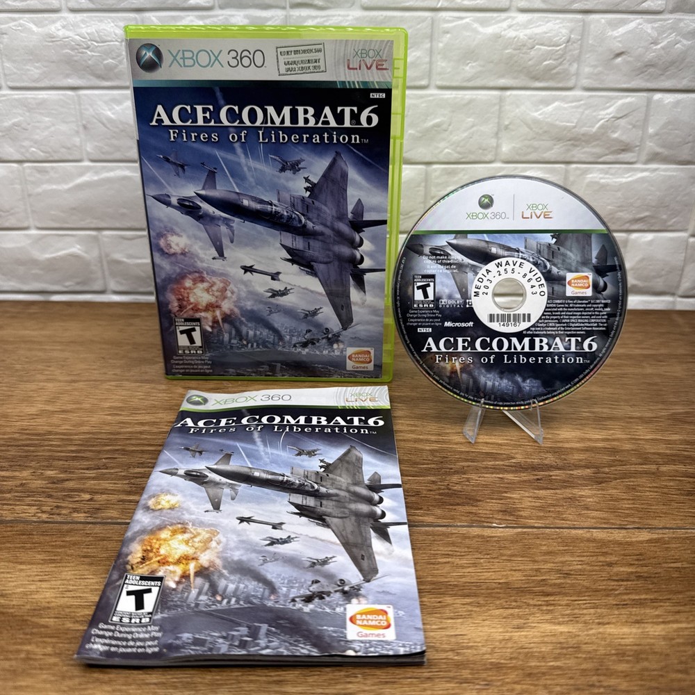 Ace Combat 6: Fires of Liberation (Microsoft Xbox 360, 2007) CIB Tested Working-image