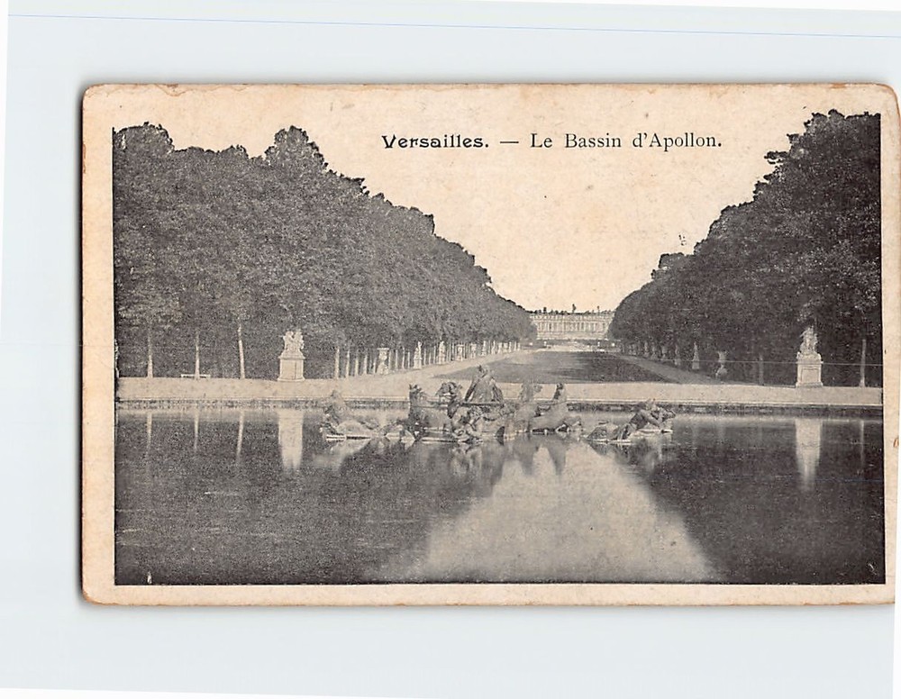 Postcard Le Bassin d'Apollon Versailles France