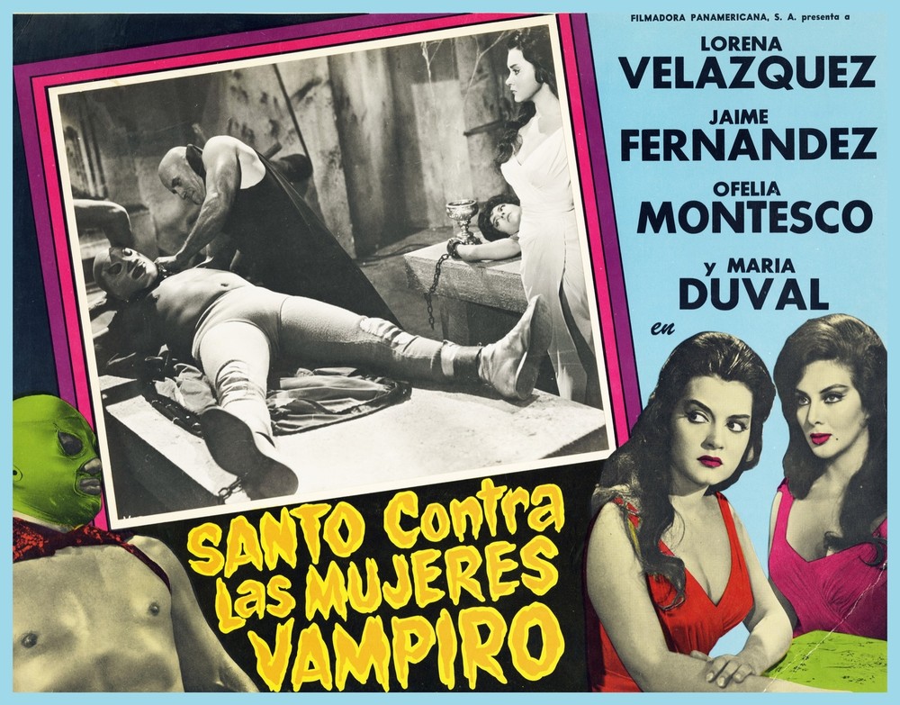 8723.Decoration Poster.Home Room wall art design.Santo Vampire.Mexican Wrestling