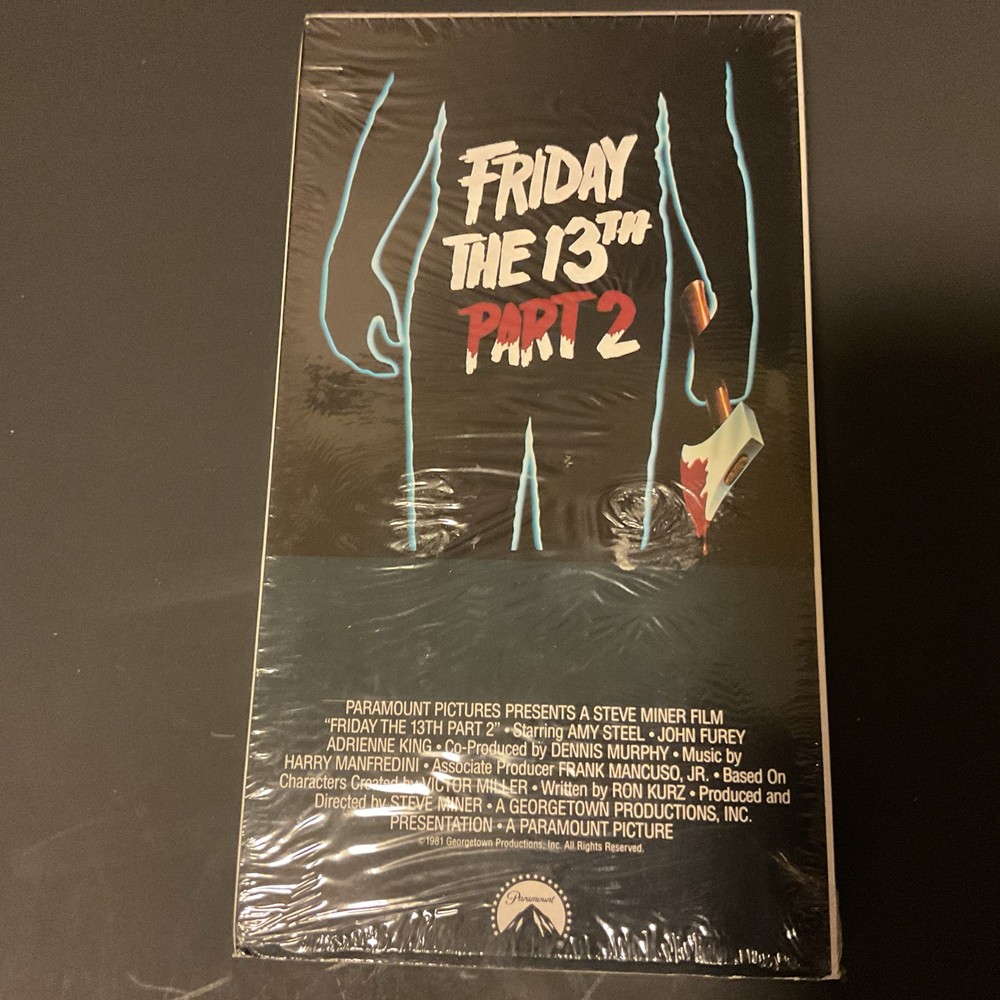 Friday the 13th part 2 VHS Paramount gateway Ex rental#55