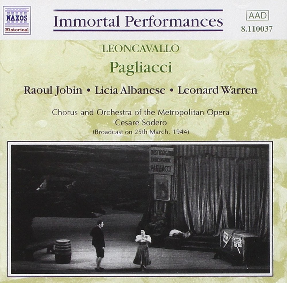 Ruggiero Leoncavallo [Composer]; C, PAGLIACCI, audioCD
