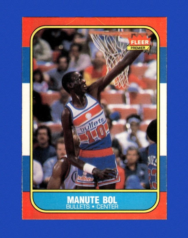 1986-87 Fleer Set-Break # 12 Manute Bol NM-MT OR BETTER *GMCARDS*Consign with Greg Morris Cards