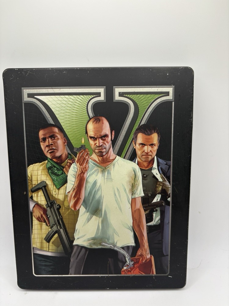 Grand Theft Auto V SteelBook Edition (PS3) w/ Manual Map Insert