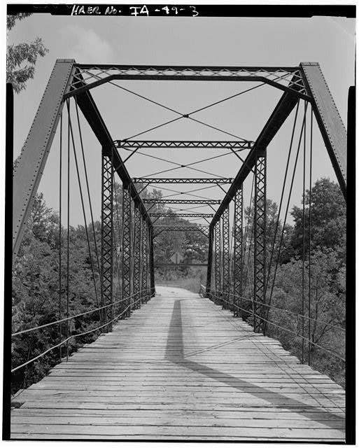 Euritt Bridge,Spanning Grand River,Leon,Decatur County,IA,Iowa,HABS,2