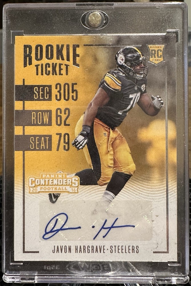 2016 Panini Contenders Rookie Ticket Autograph Javon Hargrave #226 RC