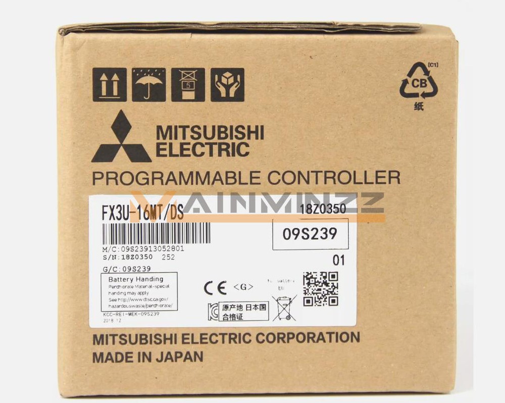 One Mitsubishi Programmable Logic Controller FX3U-16MT/DS New