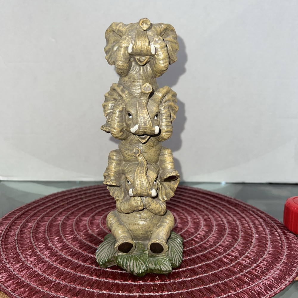 Design Toscano The Hear-No, See-No, Speak-No Evil Elephants: Medium