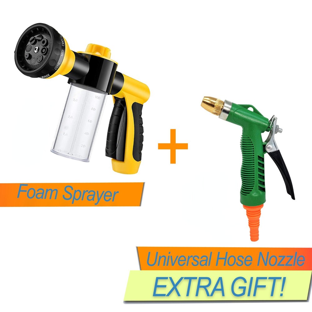 Pressure Foam Sprayer Gun Set in Assorted Colors