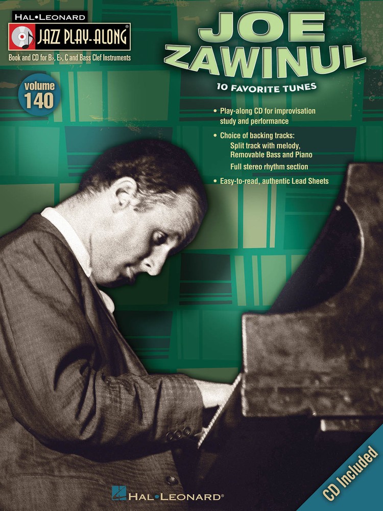 Joe Zawinul Jazz Play-Along Vol 140 Bb Eb C BC Instruments Sheet Music Book CD