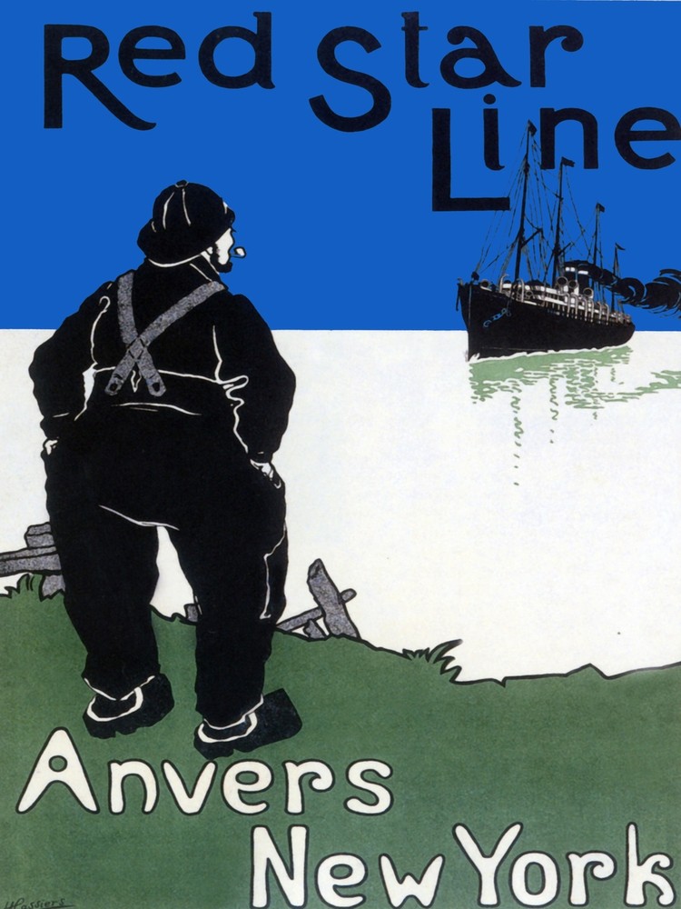 Decor Anvers New York Travel Poster. Fine Graphic Design. Home Wall Art. 2088