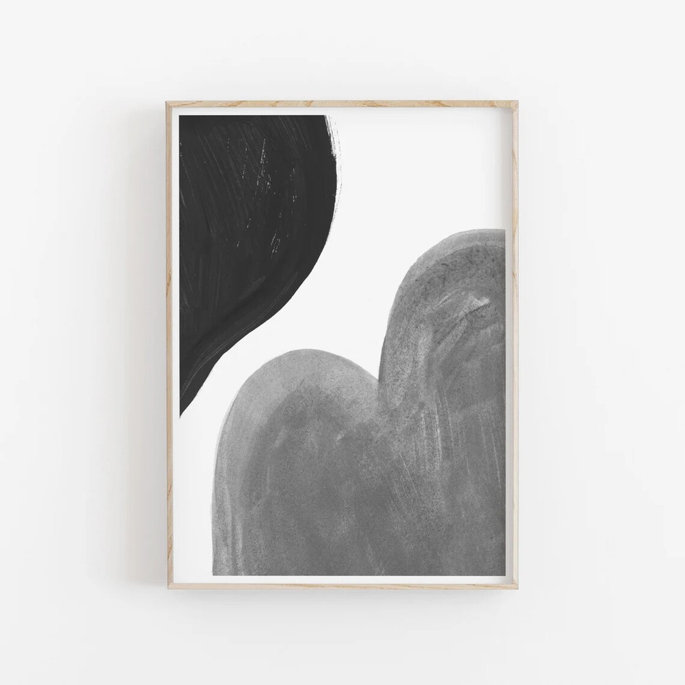 Abstract Watercolor Minimalist Poster Premium Quality Choose your Size
