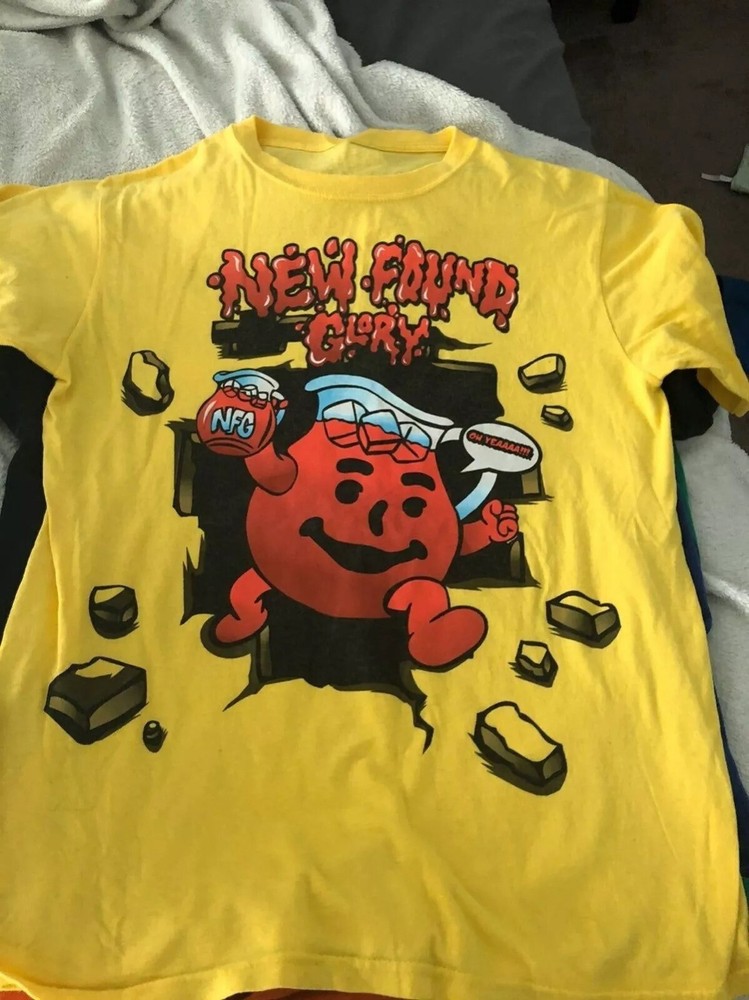 New Found Glory Band T-Shirt Unisex Music Fan Gift Sizes S to 5XL Gold Design