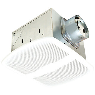 Air King AK280LS 280 CFM 3 Sone Energy Star Rated Exhaust Fan - White