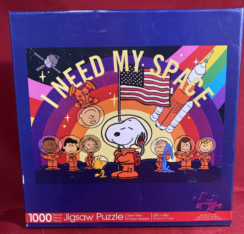 Snoopy Peanuts I Need My Space 1000-Piece Jigsaw Puzzle 20x28 Inches New