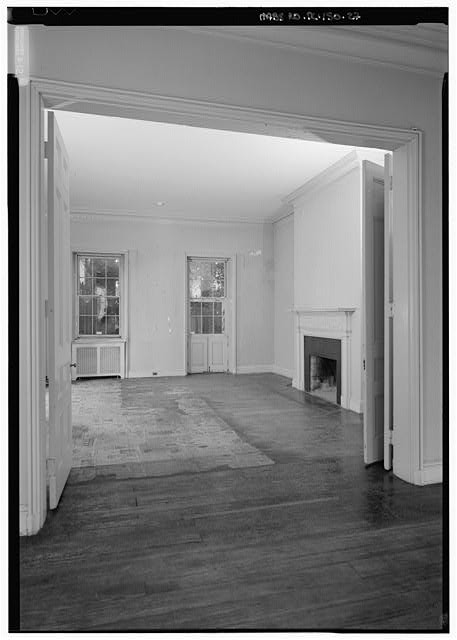 Photo:Washington DC Colonel John Cox House Interior Rear Parlor 2000 HABS