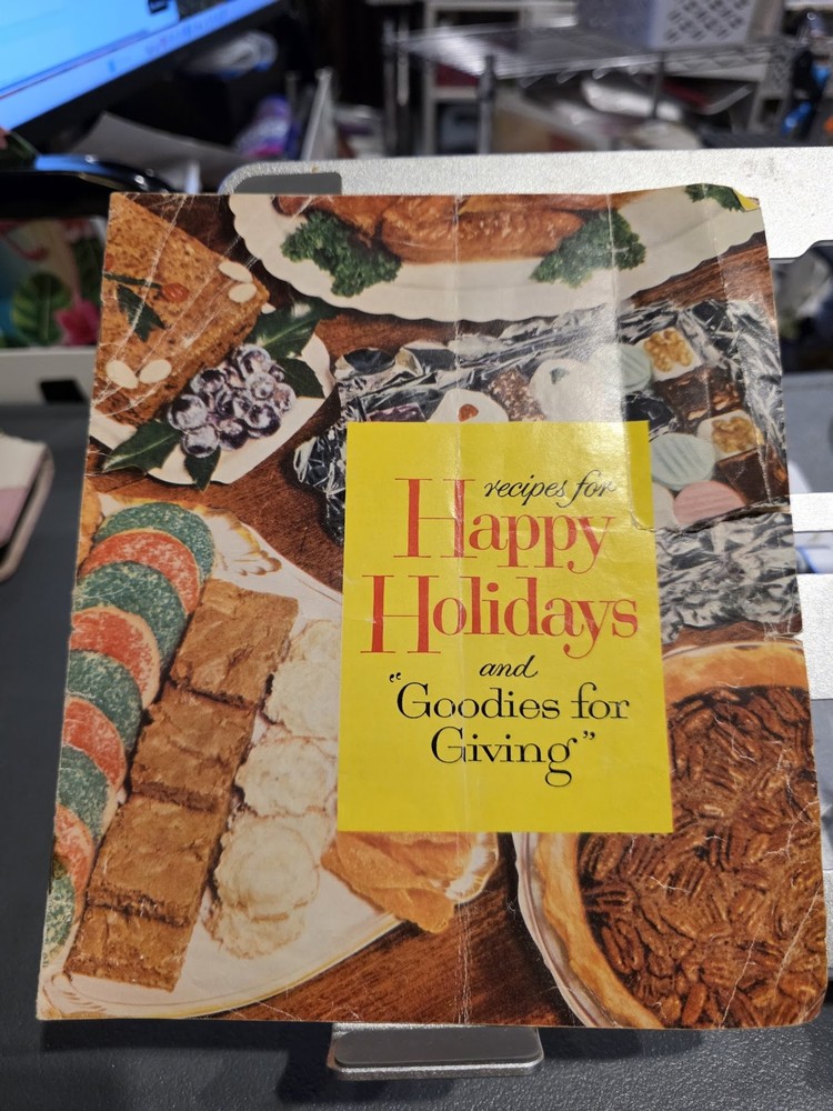 Recipes for Happy Holidays & Goodies for Giving 1960s Pamphlet
