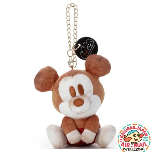 Disney NuiPan Keychain Character Bread Sitting Mickey H19cm fm Japan