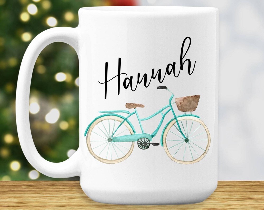 Bike Coffee Mug Custom Cycling Mug Cycling Gifts For Women Girls Bicycle Gifts