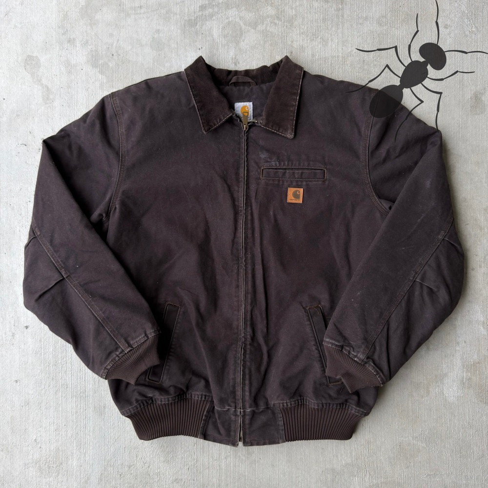 Vintage Y2K Carhartt brown Santa Fe work wear jacket