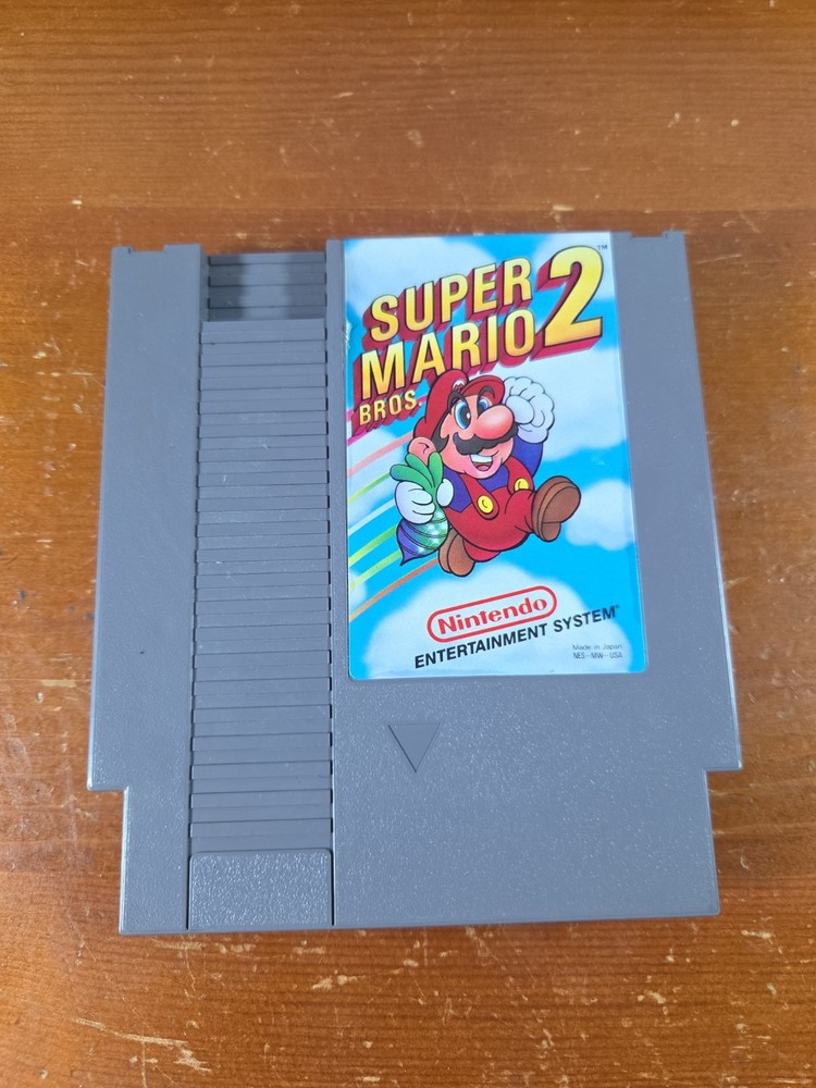 Super Mario Bros. 2 (Nintendo NES, 1988) - Authentic Cartridge & Tested