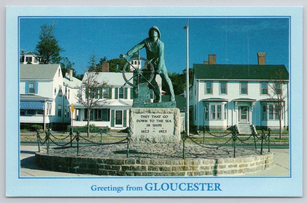 Gloucester MA Fisherman's Memorial Statue 