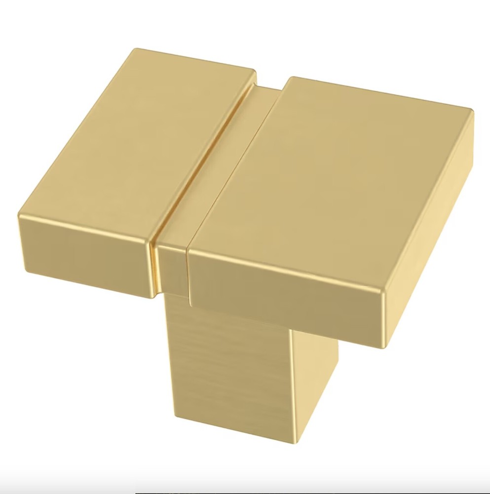 Franklin Brass 1-1/4 Inch Brushed Asymmetric Notched Knob 10-Pack P40825K-117  
