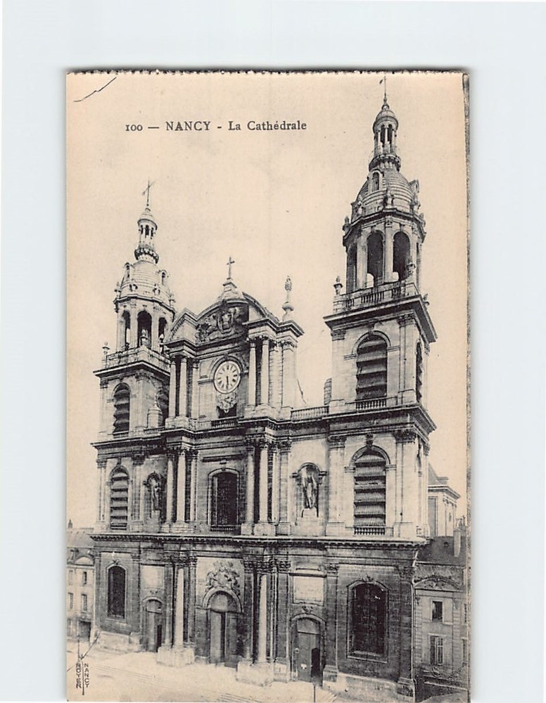 Postcard La Cathedrale Nancy France