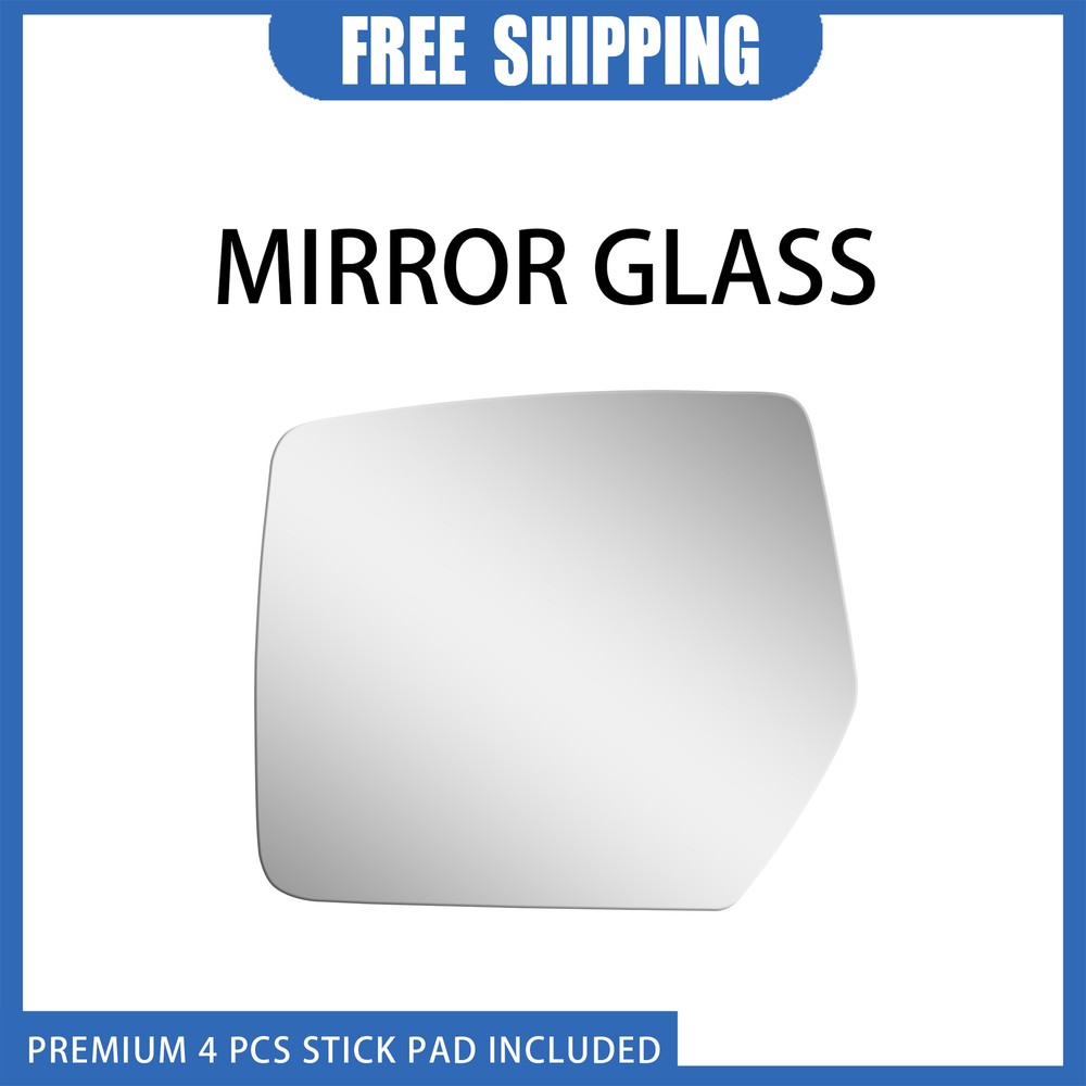 View Mirror Glass Replacement Fits 2007-2017 Jeep Patriot Liberty Left Side Flat