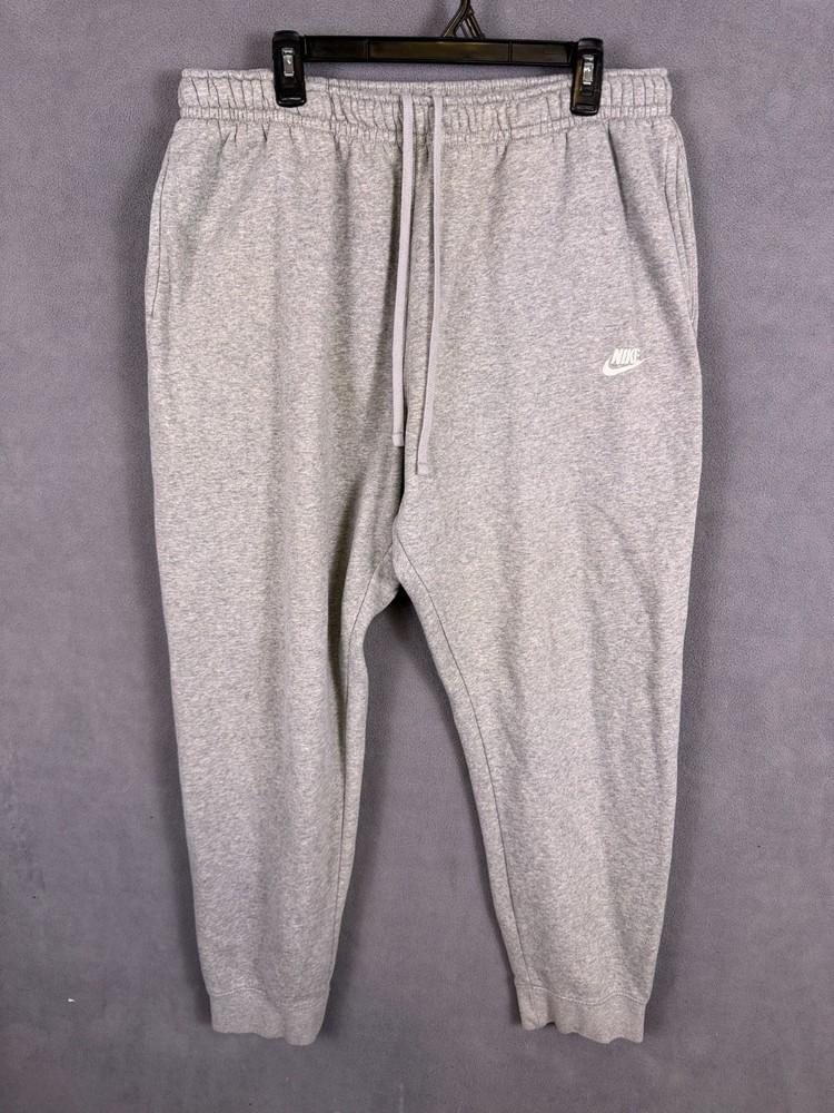 Nike Sportswear Club Fleece Joggers Pants Mens Size 2XL Tall BV2671-063 Read!