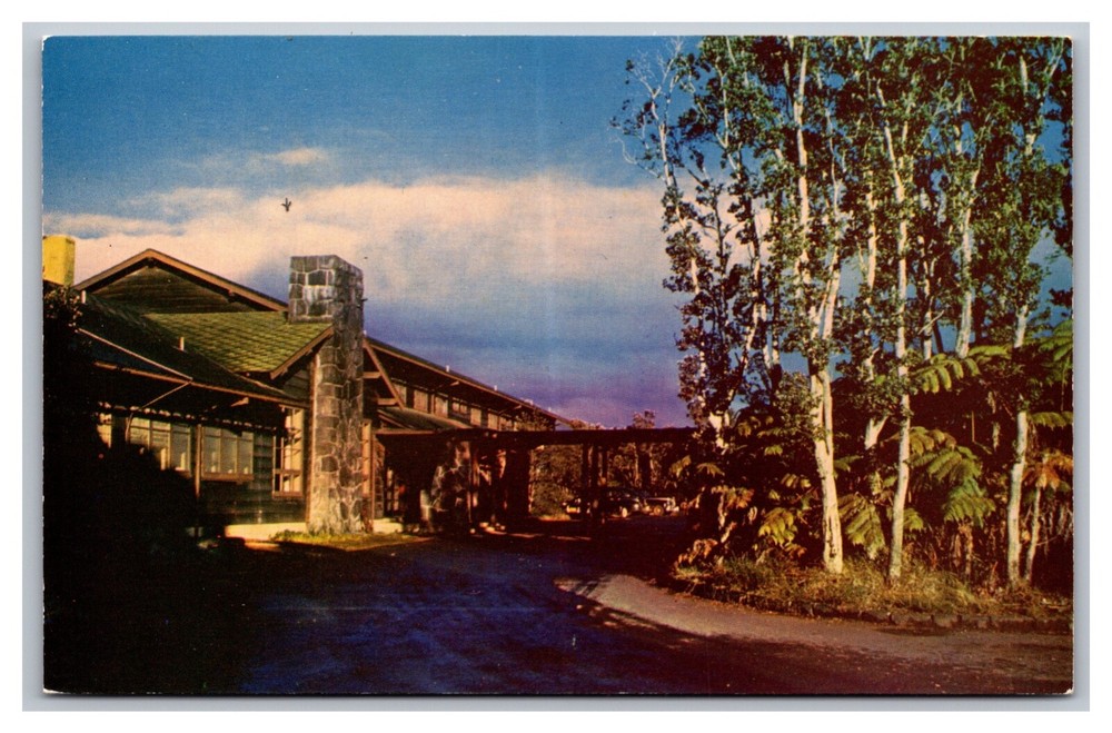 HI Hawaii National Park Volcano House Hotel Unposted Chrome Postcard