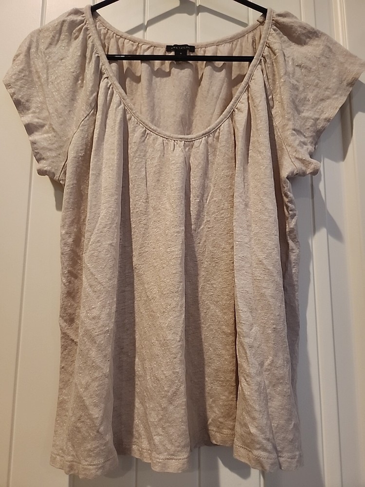 Ann Taylor Linen  Women  Top M