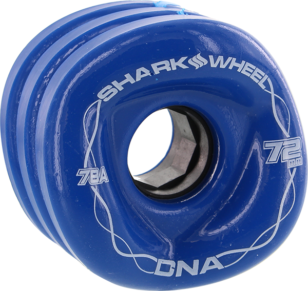 SHARK DNA 72mm 78a IBIZA BLUE WHEELS SET