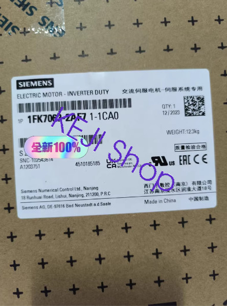 1PCS Siemens servo motor 1FK7063-2AF71-1CA0 New fedex or DHL