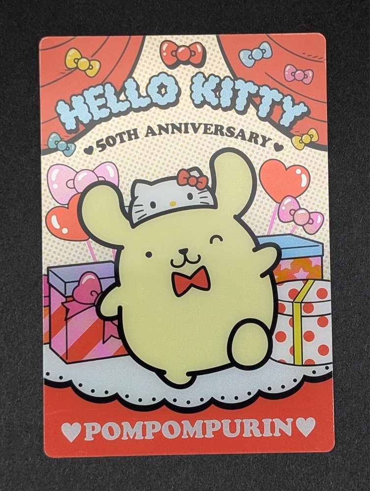 Pompompurin #03 - Sanrio Hello Kitty 50th Anniversary Wafer Card Series 5 NM