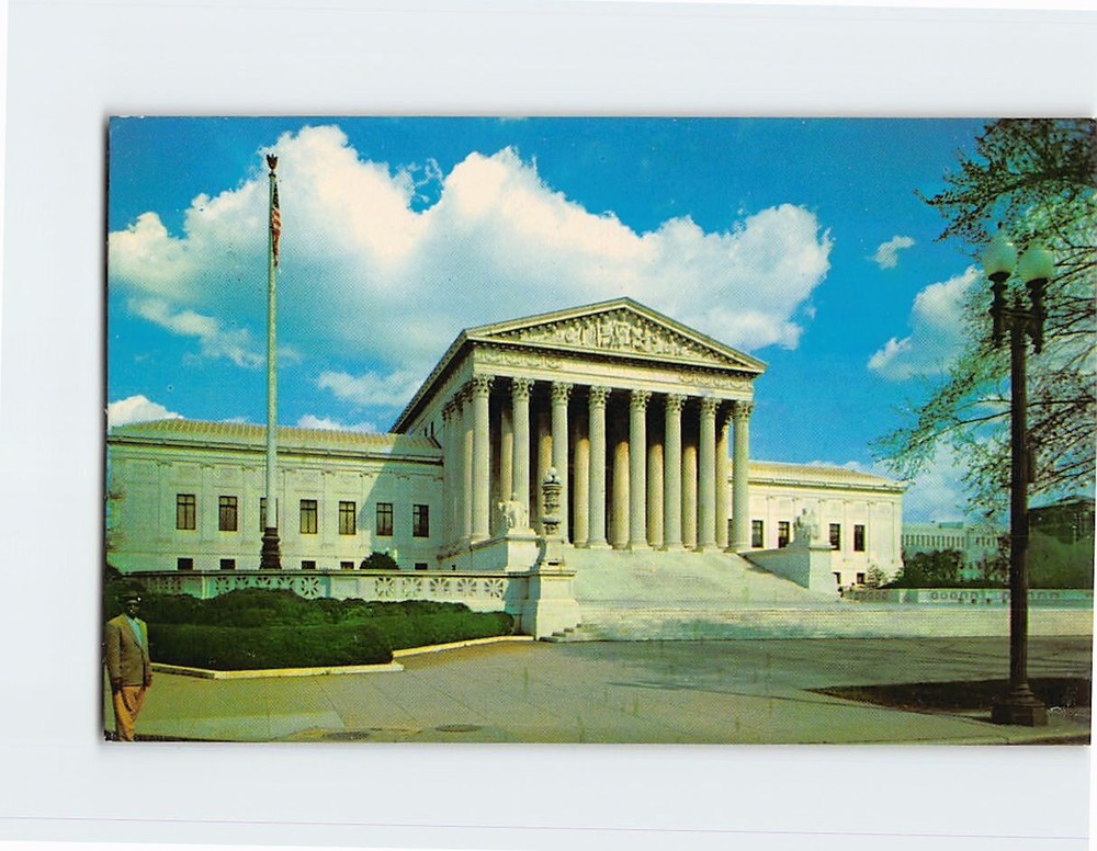 Postcard US Supreme Court Building Washington DC USA