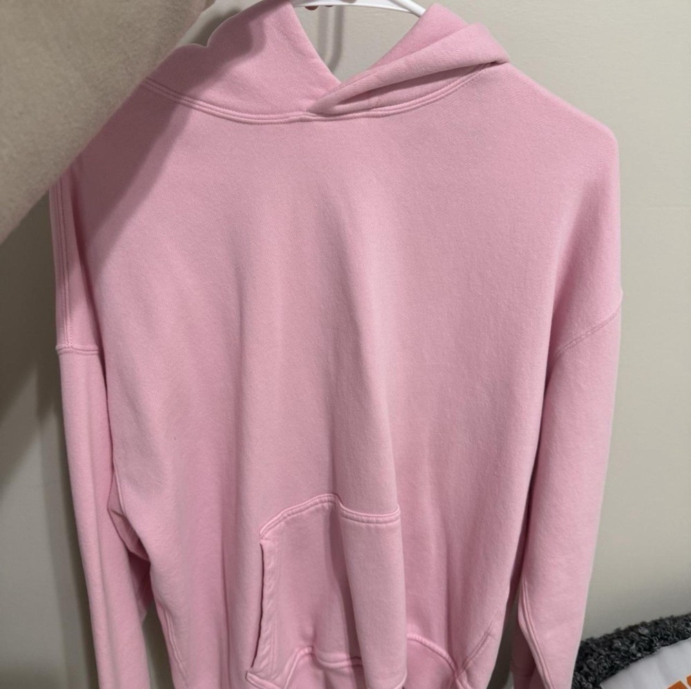 Abercrombie & Fitch Soft A&F Essentials Pullover Hoodie Pink XS Fleece Women