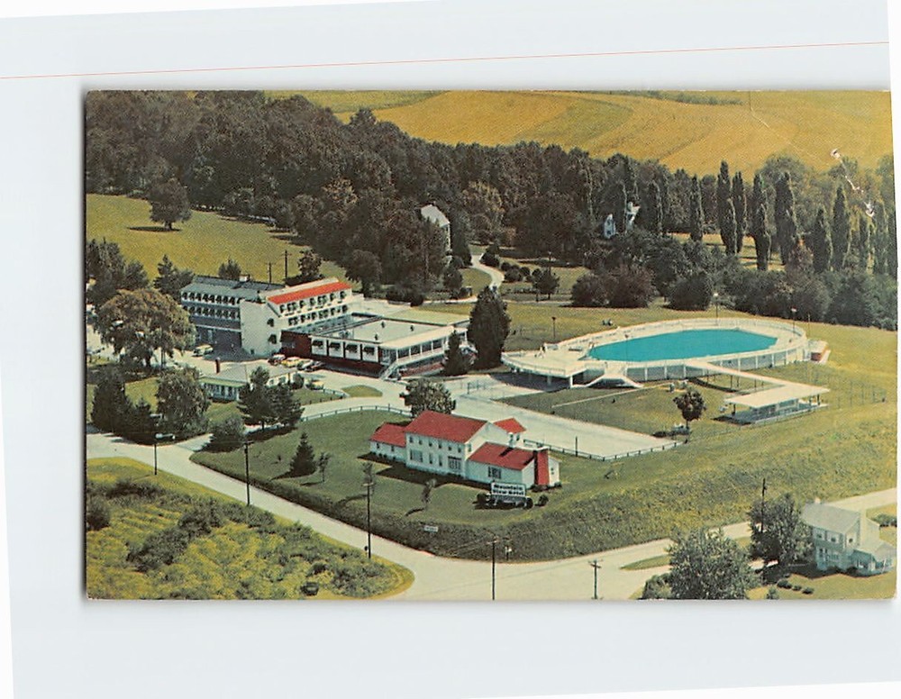 Postcard Mountain View Inn Greensburg Pennsylvania USA