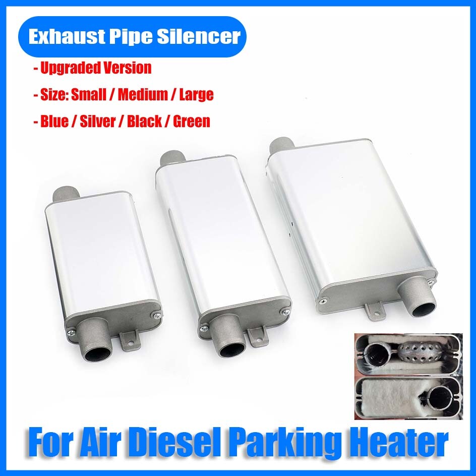Upgraded 24mm Exhaust Pipe Silencer Muffler For Car Air Diesel Heater S M L CN @