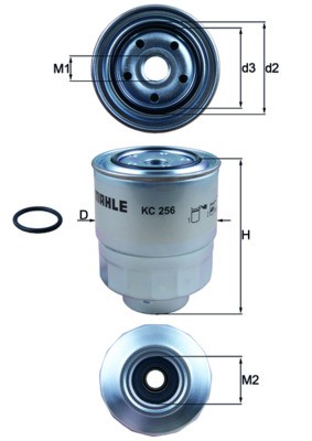 KC 256D Knecht Fuel Filter for Honda