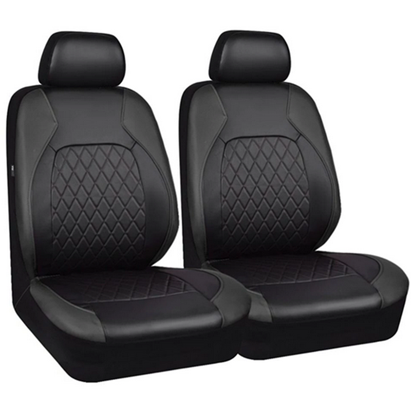 Front Car Seat Covers Protector Leather Chair Pad Fit For Honda Civic 2001-2022