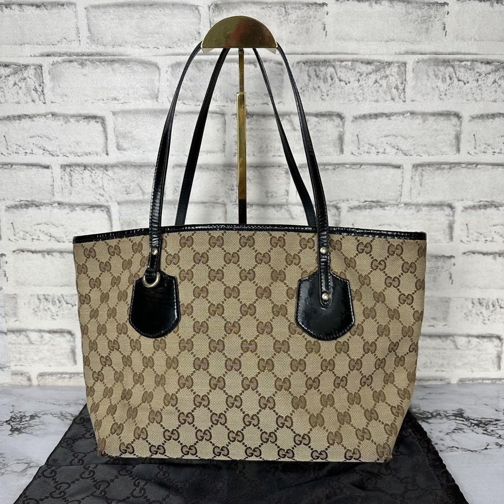 GUCCI Jolie GG Canvas Tote Bag with Japanese Crest Logo
