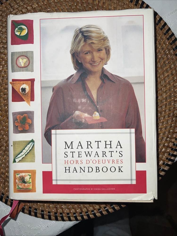 Martha Stewart's Hors d'Oeuvres Handbook by Martha Stewart (1999, Hardcover)