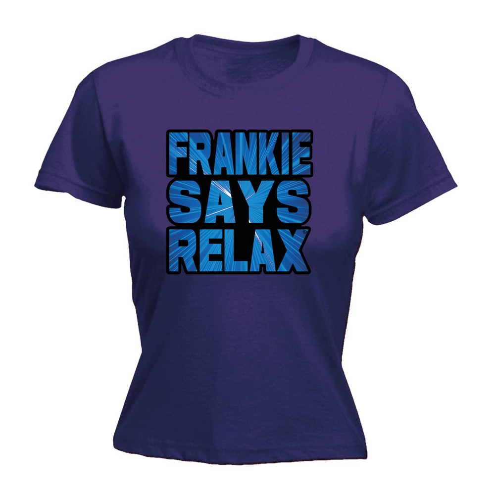 Frankie Blue Lazer - Womens T Shirt Funny T-Shirt Novelty gift tshirt