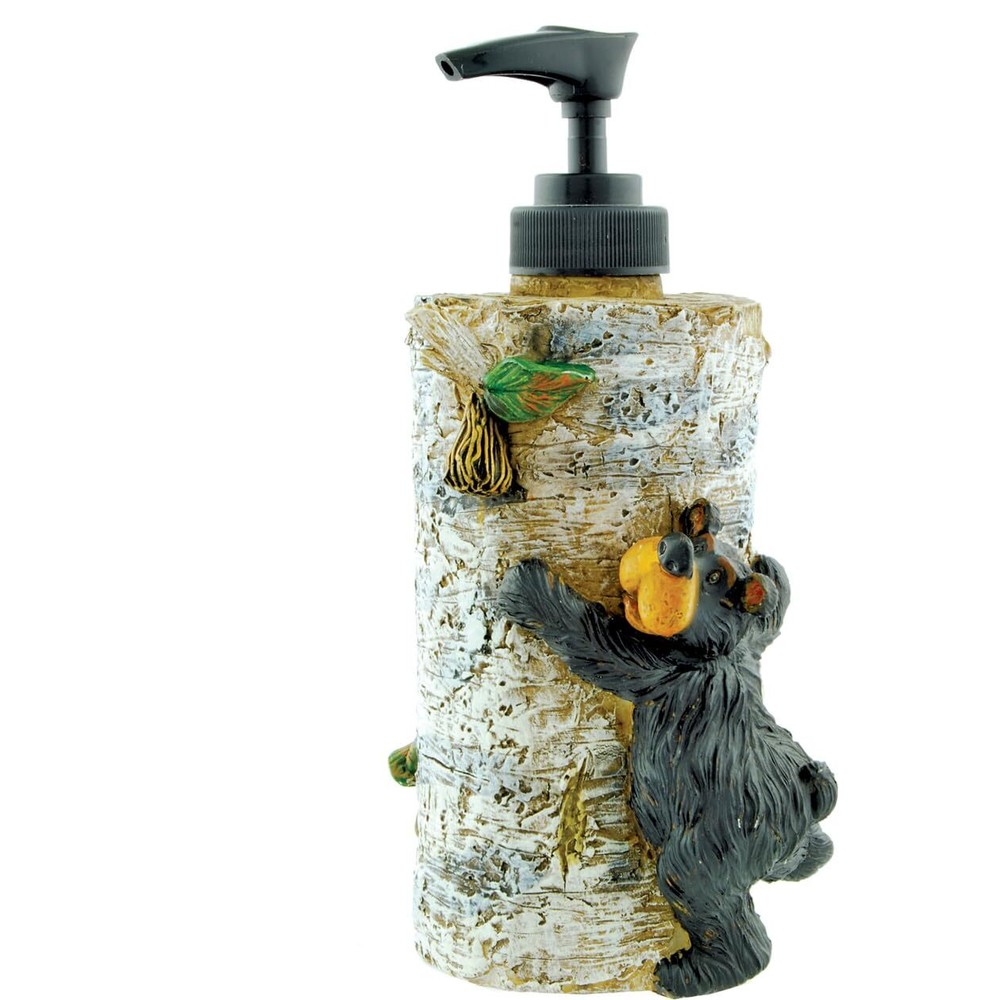 Willie Black Bear Liquid Soap Dispenser, 7