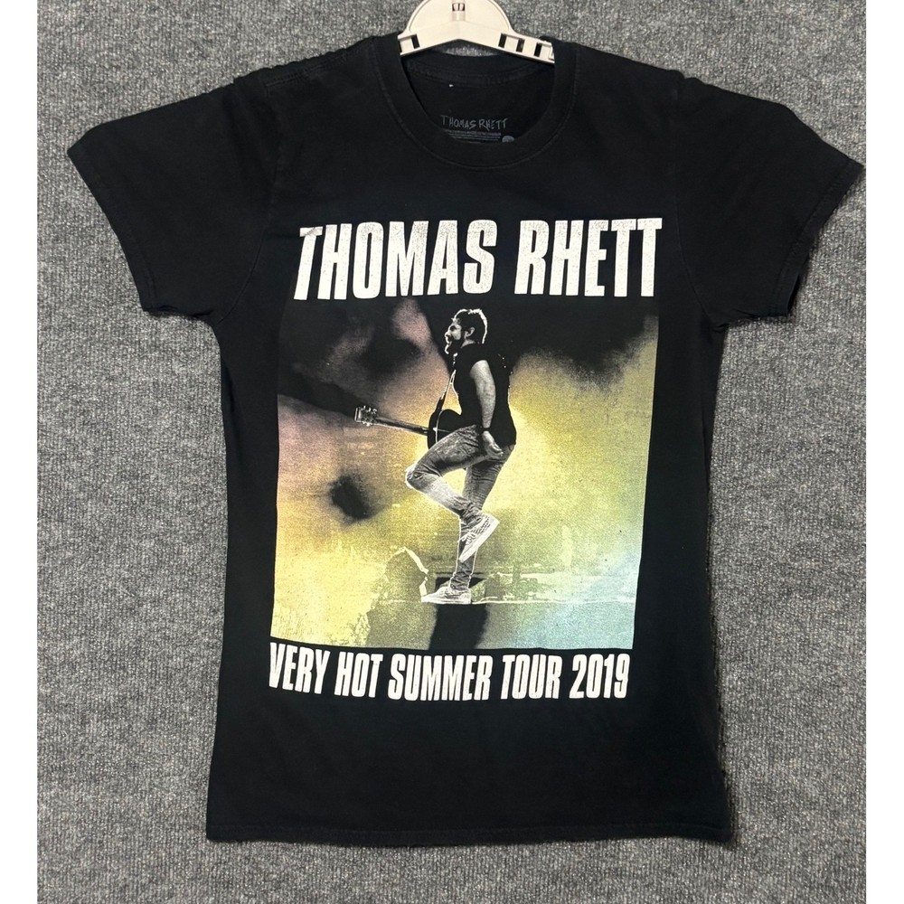 Thomas Rhett Very Hot Summer Tour 2019 Graphic T Shirt Mens Size SM Black