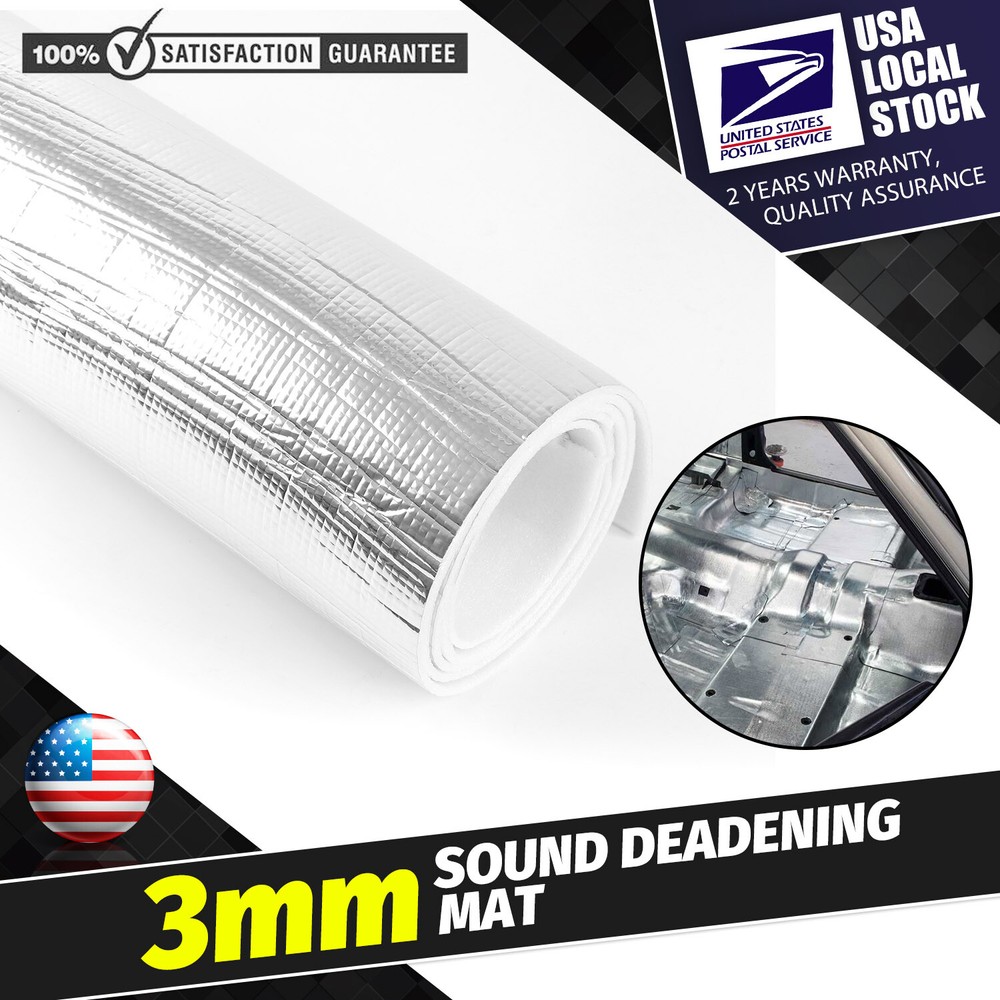 21.5sqft Heat & Sound Deadener Car Auto &Home Insulation Thermal Noise Proof Mat
