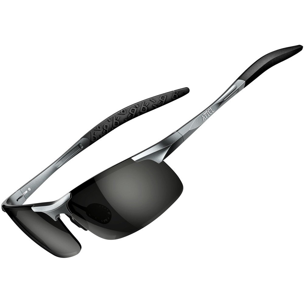 Men's Fashion Sports Driving Polarized Sunglasses for Men Fishing - Al-Mg met...