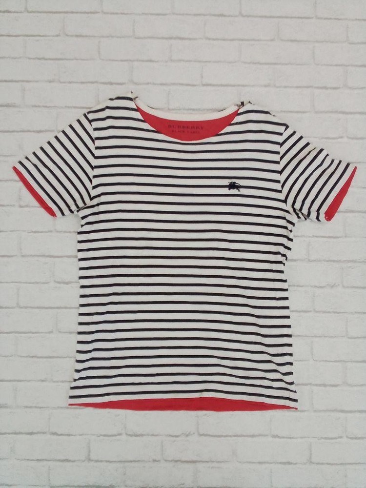 Burberry Striped Short-Sleeve T-Shirt for Women - Japanese Import